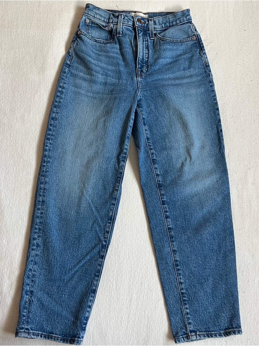 Madewell Light Blue Medium Wash Balloon Denim Jeans